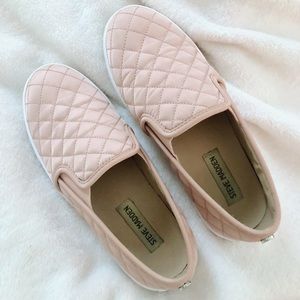 pink steve madden slip-on sneaker